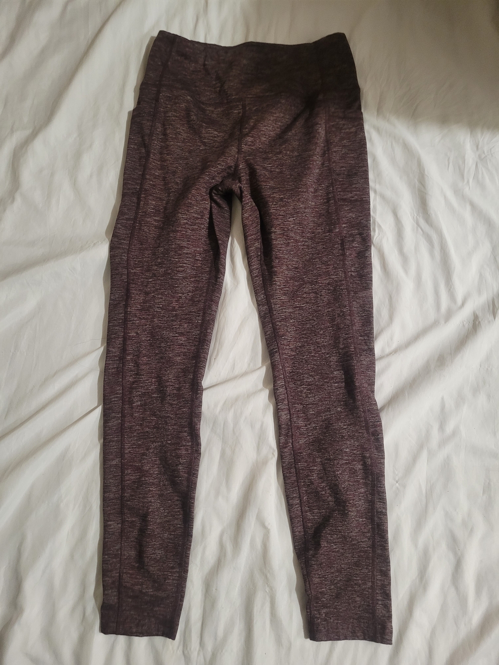Mondetta Heathered Plum High-Rise Leggings
